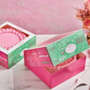Tortenschachtel Quotes 26 x 26 x 12 cm - 2 Stück - FunCakes